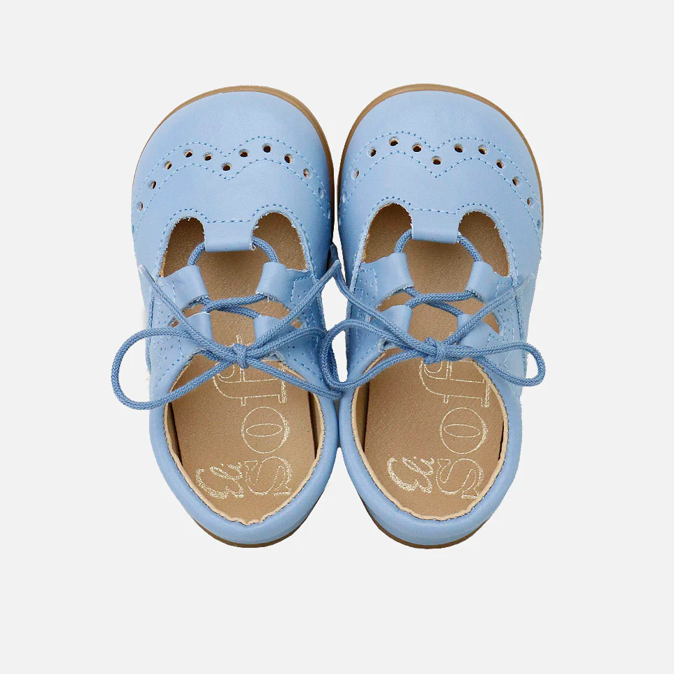 Inglesitos barefoot piel napa steel 