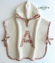 Poncho toalla Personalizado | Buganvilla | Flores rosa