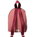  Mochila infantil impermeable vichy granate