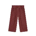 PANTALÓN PANA GRUESA NIÑA PAPER MARSALA