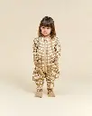 Pijama manta con mangas y calcetines antideslizantes - Brown Checks - TOG 1