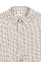 CAMISA CUELLO PALA VICHY BEIGE