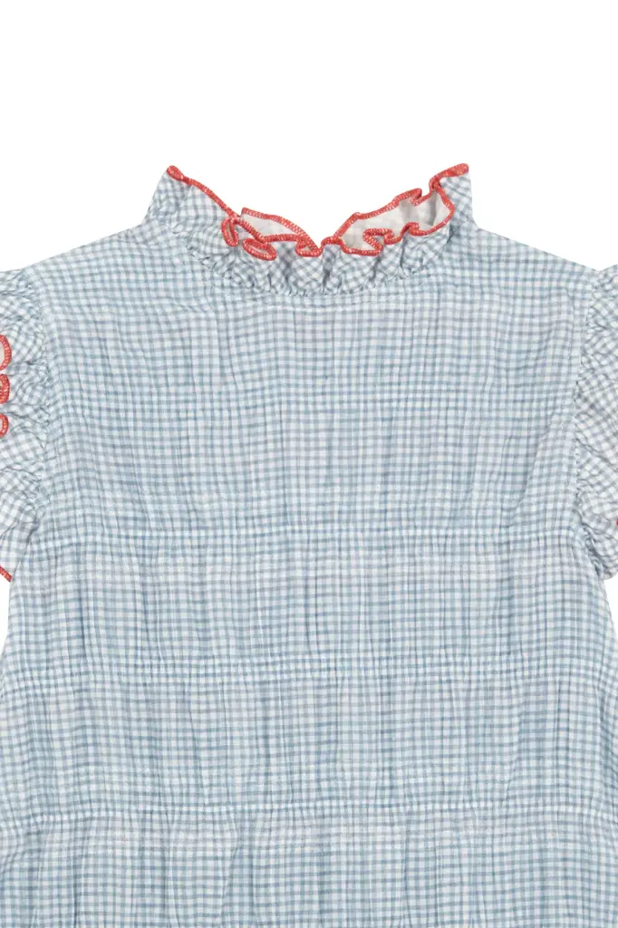 VESTIDO VICHY AZUL ZIGZAG 