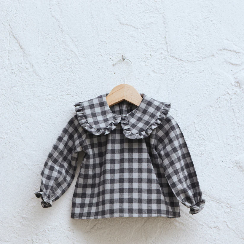 BLUSA VICHY AZUL