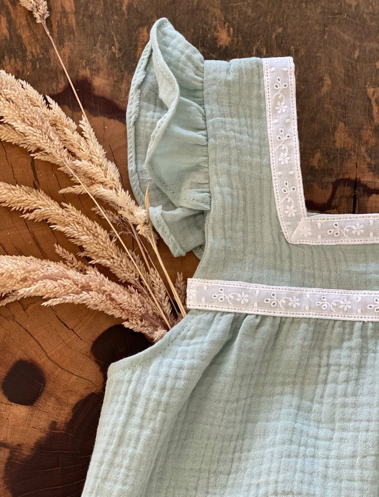 Pijama niña fénix verde 