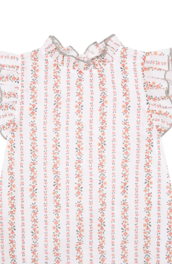 VESTIDO GIRL FLORES ROJAS 