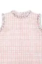 BLUSA VICHY ROSA Y FLORES