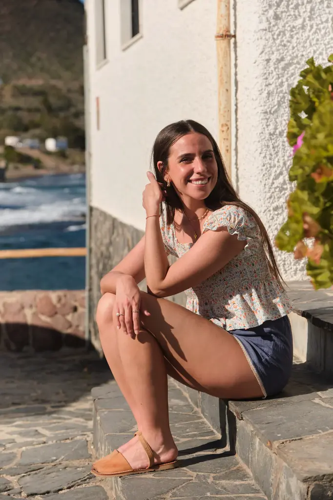 Top frunces mujer 