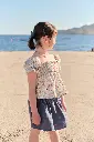 Top frunces niña
