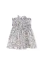 blusa smock flores petroleo 
