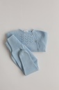 Jersey de espiga con polainas Azul 