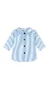 CAMISA RAYAS AZULES Y BLANCAS CUELLO PALA