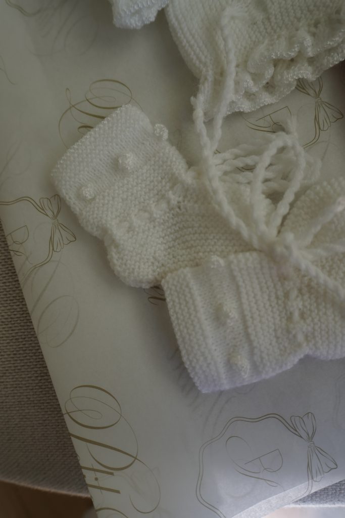 Conjunto bodoques blanco