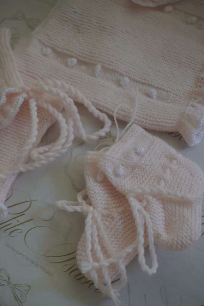 Conjunto de puntos bodoques rosa