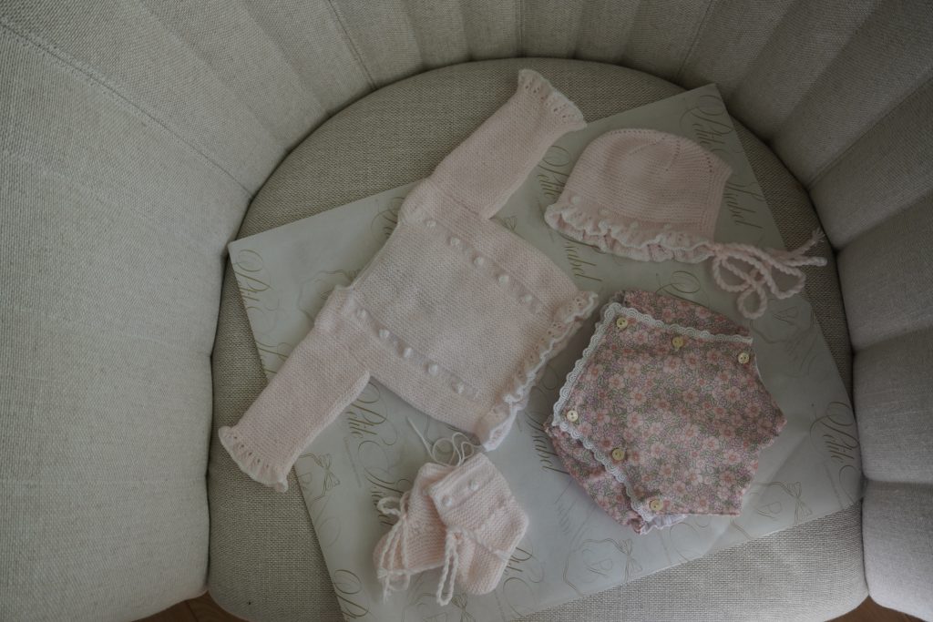 Conjunto de puntos bodoques rosa