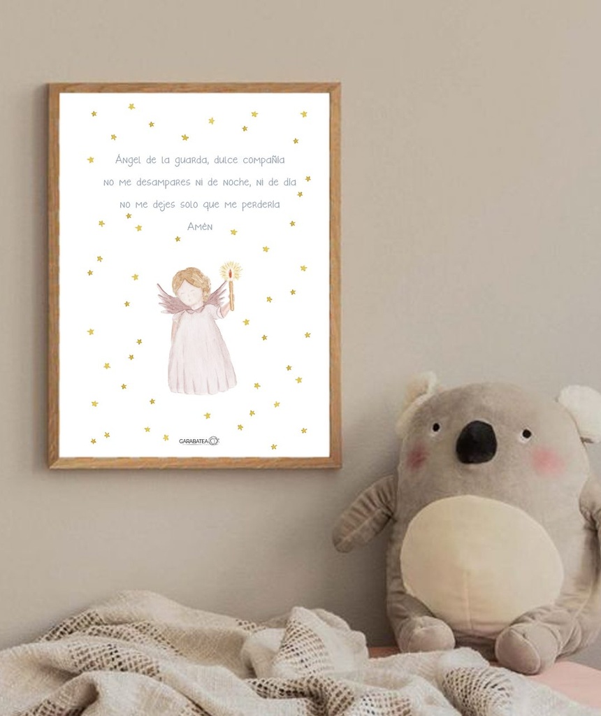 Lámina Ángel de la guarda 