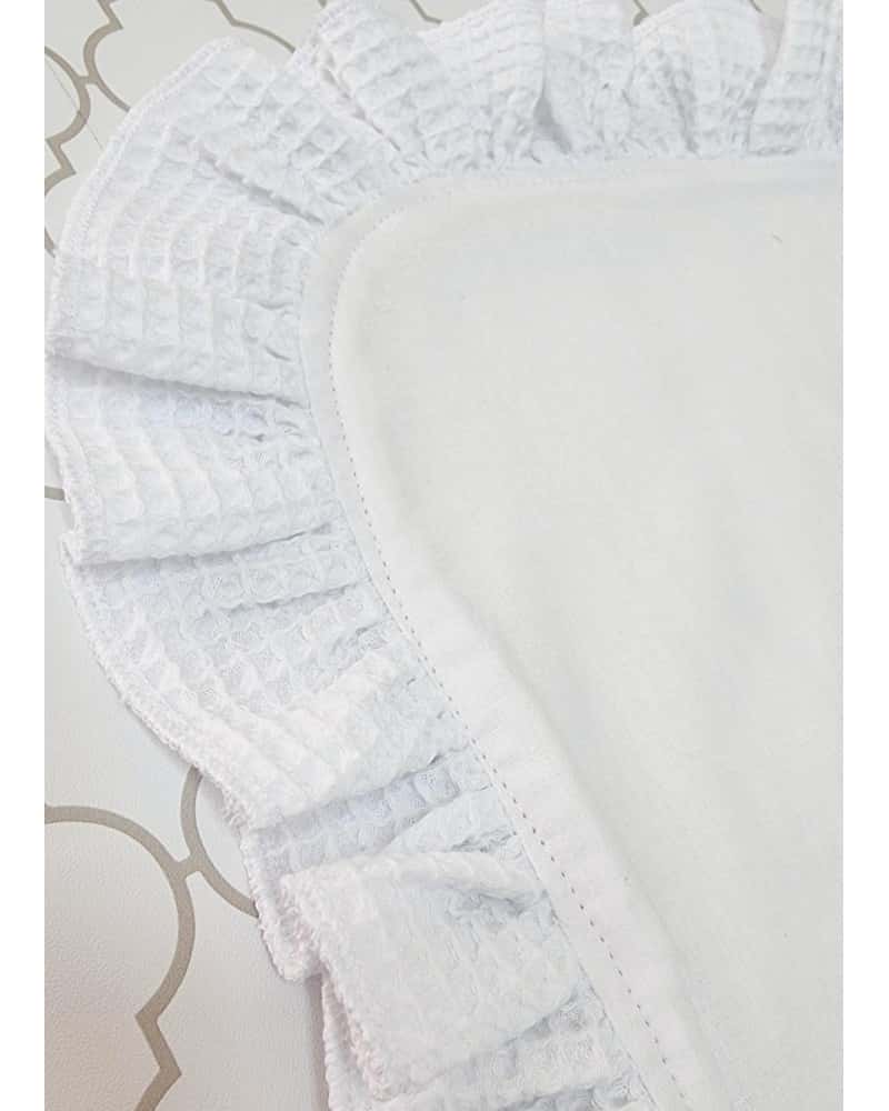 Salvababas carrito Wafle Blanco