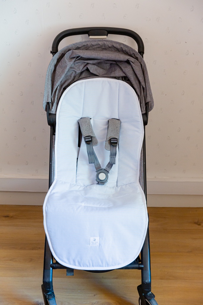  Funda silla universal rayita azul 