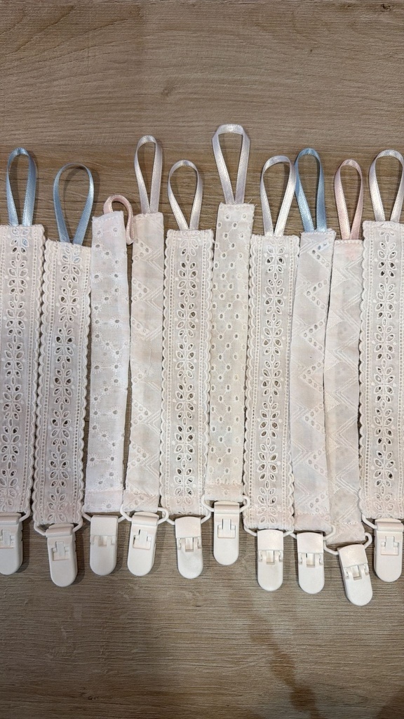 Chupetero Fabioleta cinta raso