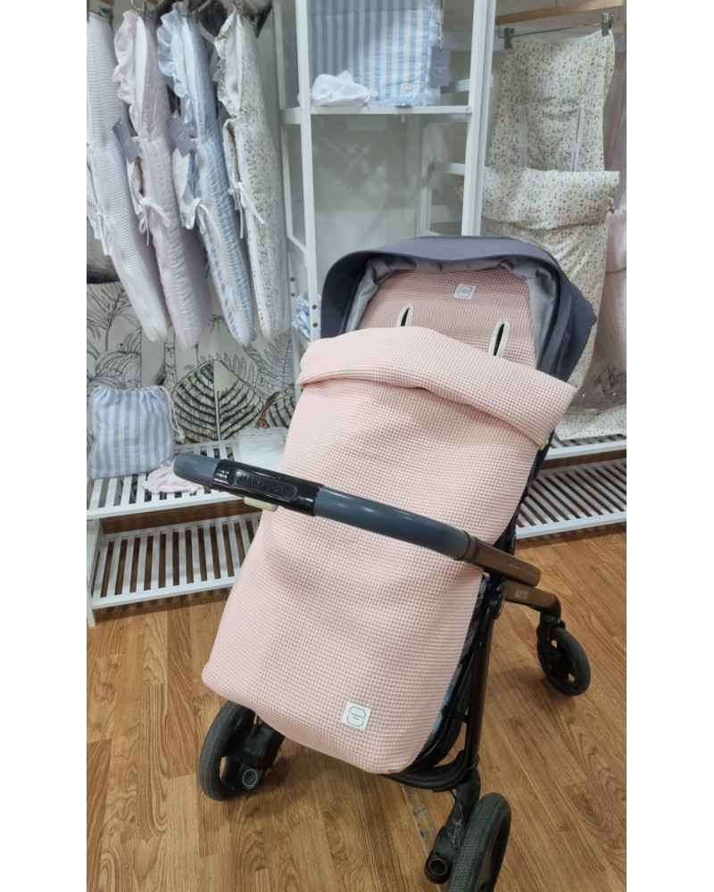 Saco silla wafle rosa universal 