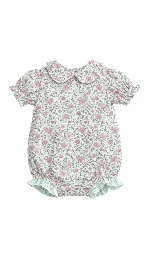 PELELE MANGA ABULLONADA FLORES SILVESTRINI