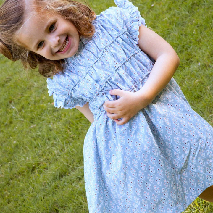 VESTIDO SMOCK FLORES PICCOLINI