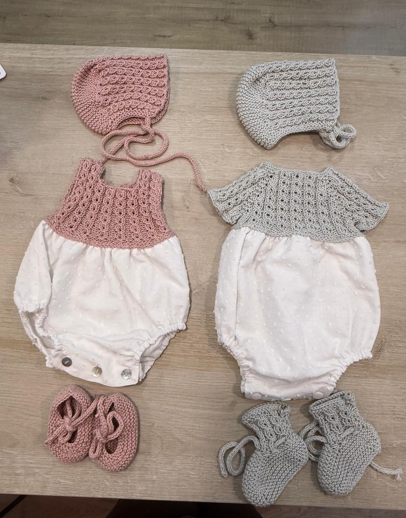 Conjunto pelele plumeti punto 