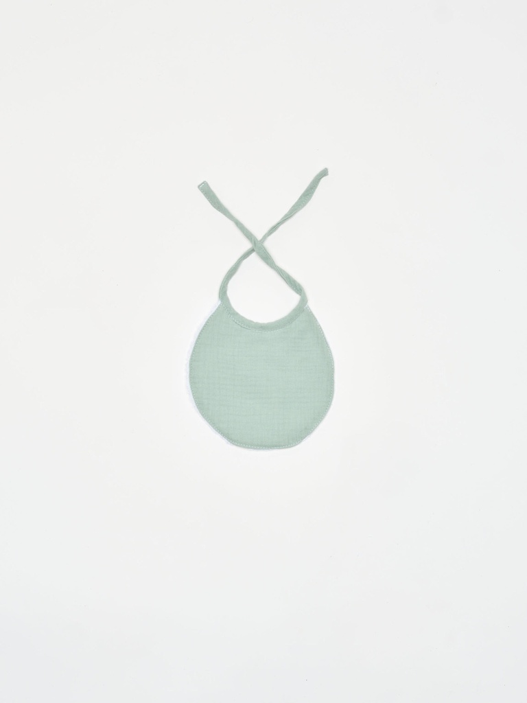Babero newborn bambula aqua