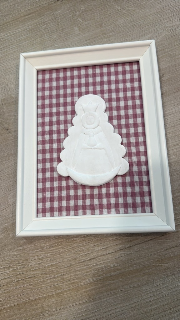 Virgen del Rocío enmarcada 