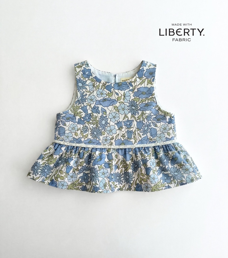 Blusa volante nomeolvides flores