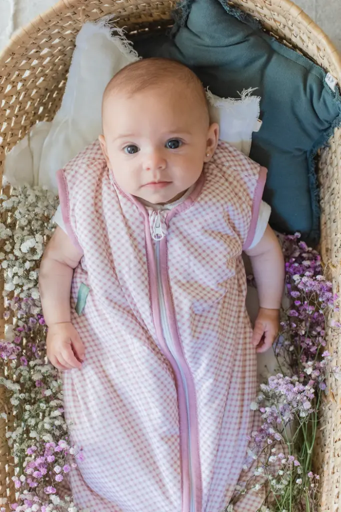 SACO DE DORMIR BEBÉ-TOG 1-VICHY PINK