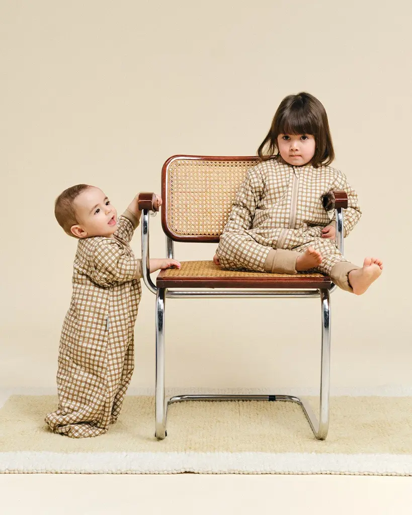 Saco de dormir con mangas - Brown Checks - TOG 1 
