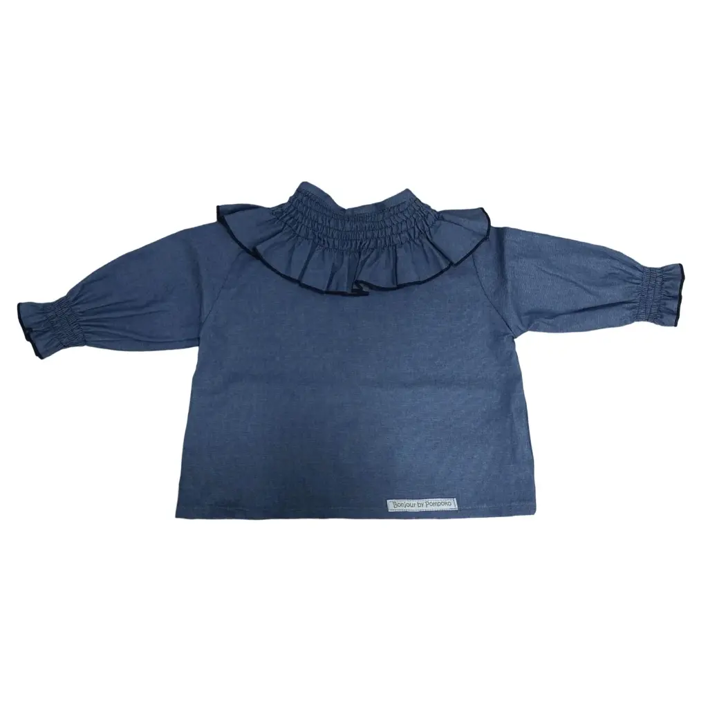 Blusa Denim Blue Pompoko