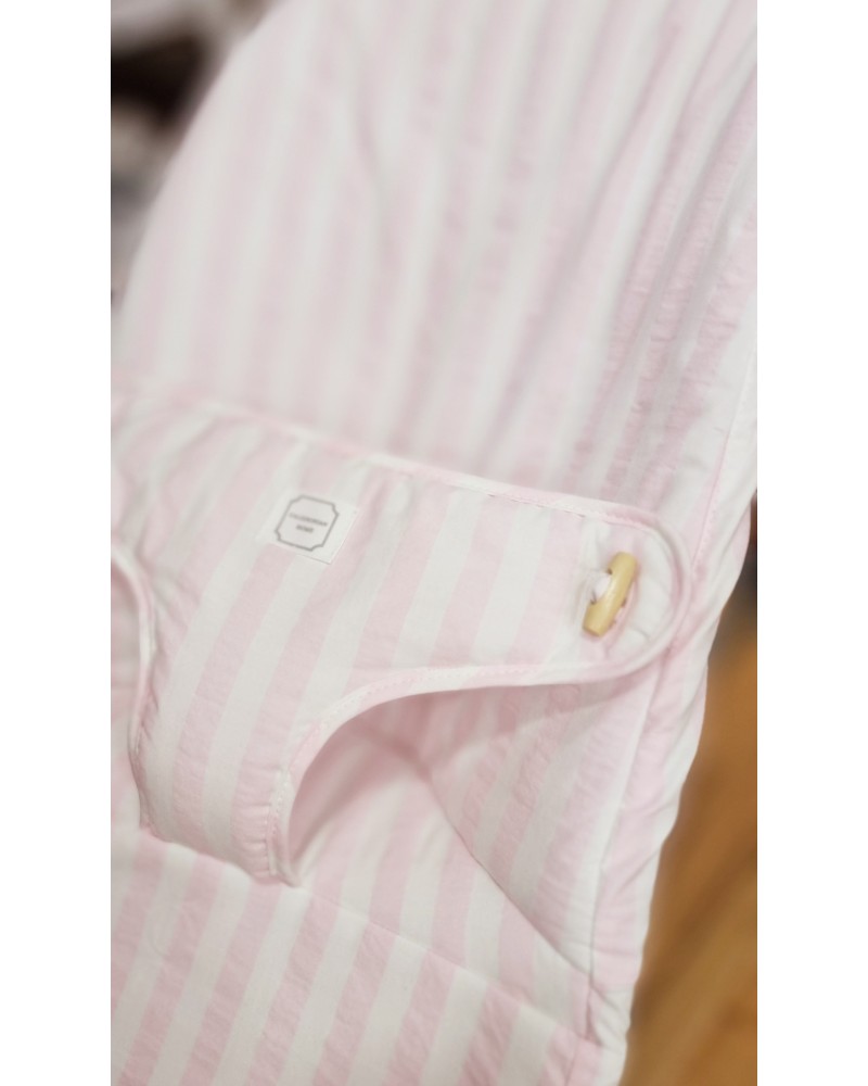 Funda hamaca babybjorn sin saco rayas rosa