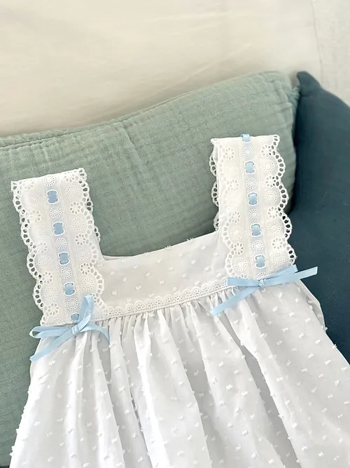 Camisón Adela azul