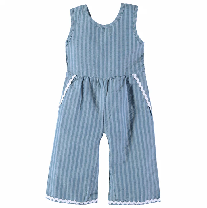 Peto rayas azules y blancas 