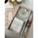 Kit Bautizo vela, toalla, concha y caja 