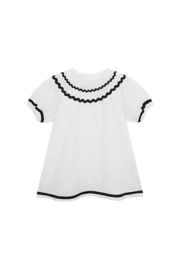 VESTIDO FRANCÉS BAMBULA BLANCA