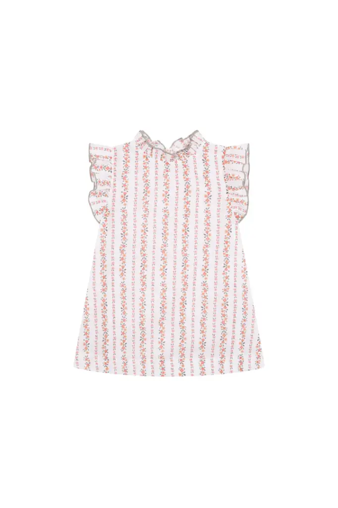 VESTIDO GIRL FLORES ROJAS 