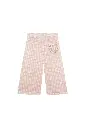 PANTALÓN LARGO NIÑA VICHY ROSA Y FLORES 