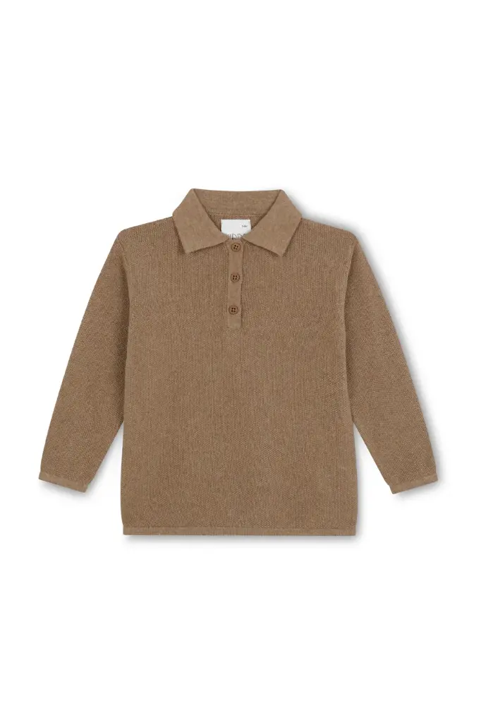 POLO ML PIQUÉ MOCA CLARO