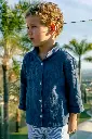 Camisa azul niño 