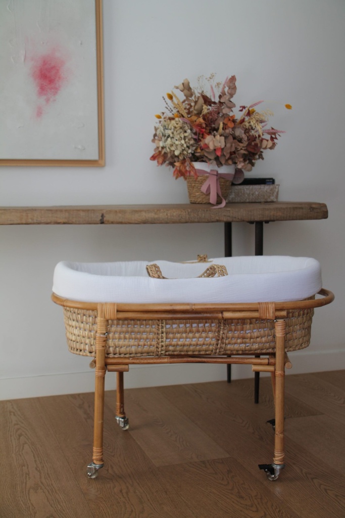 Protector de moisés de junco