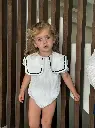 Pelele blanco marinero 