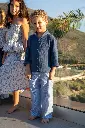 Pantalón básico rayas 