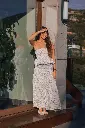 Falda mujer flores