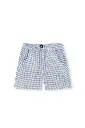 PANTALÓN CORTO VICHY AZUL 