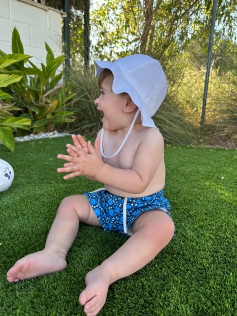 Gorro playa piqué sombaby 