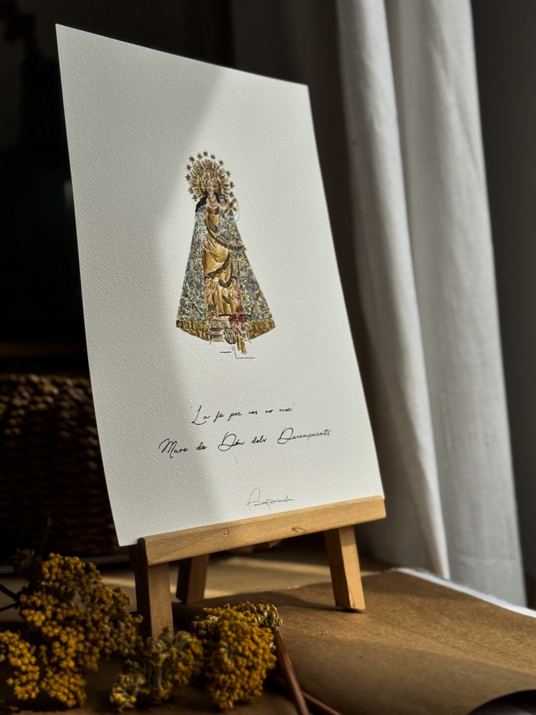 Lámina Virgen de los Desamparados