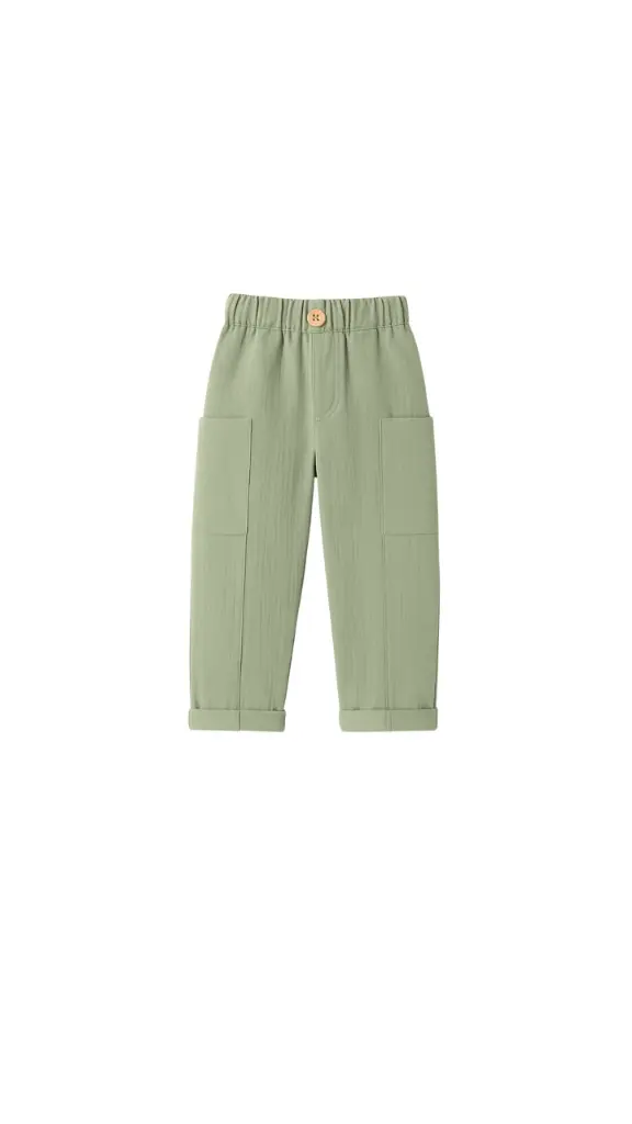 PANTALÓN CARGO VERDE 